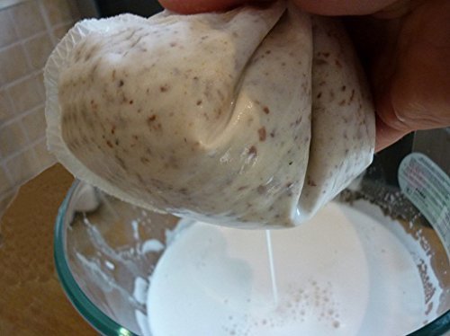 Premium Nut Milk Bag – Including Free Recipe E Book – Large Food Grade Reusable Super Fine Strong Nylon Mesh Bag – Smooth Milks & Juices Every Time ★ With No Risk 100% Money Back Guarantee. Love Tree Products - 4