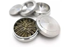 Snusdosa i aluminium för alla snus med förvaringsfack