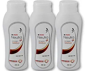 Afflatus Neutrahair Ayurvedic Hair Growth Shampoo || Anti Dandruff, Anti Hair Loss & Damaged Hair- (200ml x 3)