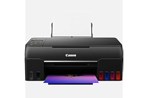 Canon Pixma G650 Megatank, Impresora Fotográfica 3 en 1, Sistema de Inyección de Tinta, Depósitos de Tinta Rellenables, Conectividad WiFi, Pantalla LCD, Print, Ahorro de Energía, Negro