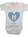 Heart Letter Is For Name Cute Personalised Any Name Any Text Custom Baby Onesie Vest