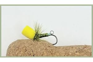 JUST CATCH Barbless Suspender Dink trout flies, Olive, choice of size and quantity, Best Suspender flies, Emergers Fly Fishing