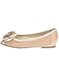 ROBERTO BOTELLA - <p>Bailarina de piel perforada</p> - Color Beige - Talla 37