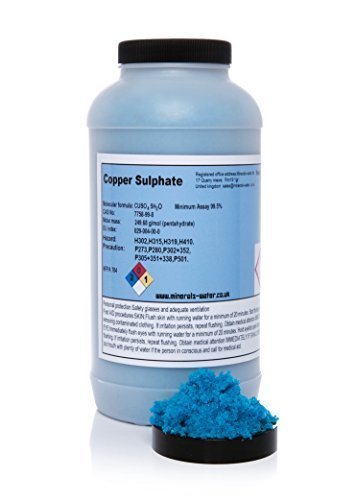 1400g Kupfer Sulfat Pentahydrat high purity Make sure to überprüfen mit mineralwasser to get was ist auf dem bild