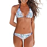 Moserian Damen Blumendruck Bikini Set Schwimmen Badeanzüge Badeanzug Badeanzug