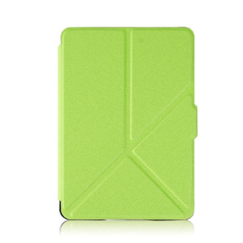 IBESTWIN Kindle Paperwhite Hülle Origami Serie Schutzhülle mit Auto Wake / Sleep Funktion Stand Cover für Kindle Paperwhite1 / 2 / 3 Schutz Case und alle Modelle von 2012, 2013, 2014, 2015, Grün - 6
