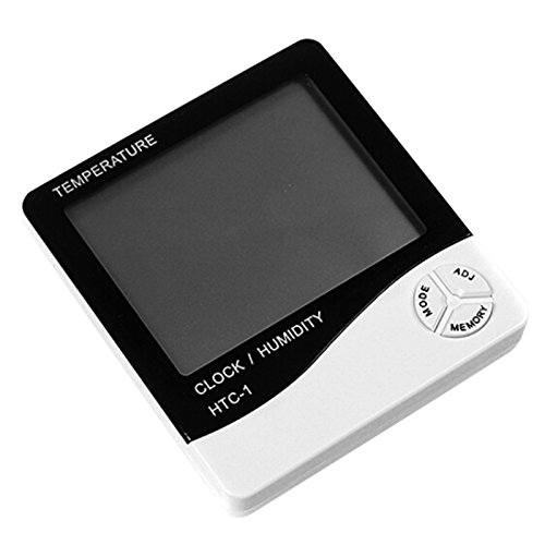 Thermometer Hygrometer digital Temperatur und Luftfeuchtigkeit Digital mit groß LCD pantanlla - 3
