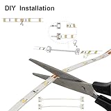 2M Sensor Streifen Beleuchtung LED Streifen,LED Stripes,LED Leiste,LED Band,LED Licht,Lichtband,LED Streifenbeleuchtung,LED Strip Light Küche Beleuchtung Anti-Öl Natürliches Weiß 4000K IP44 wasserdicht by Maylit - 4