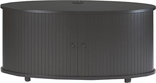 Simmob print110no TV Stand/Panel Wood 45.4 x 50.8 x 110,4 cm Melamine Black