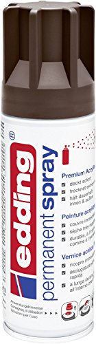 Edding 5200 4-5200924 Permanent Spray, 200 ml Satin chocolate brown
