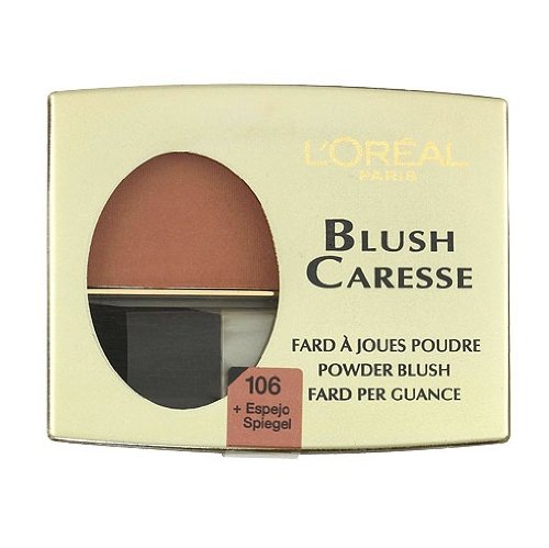 Loreal Blush Caresse Powder Rouge + Spiegel 106 Ambre