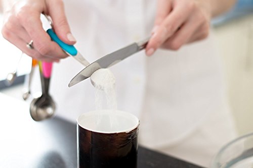 Leisial 5Stk Messbecher Messlöffel Set Silikon Griff für Küche Backen - 3