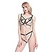 Produktbild Sexy Black Expose Bra Hollow Lingerie Women Prison Binding Temptation Suit