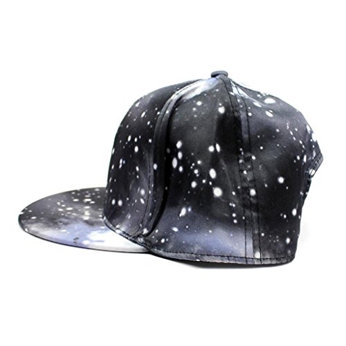 HuntGold 1X Fashion Hiphop Printed Snapback Adjustable Peaked Baseball Hat Cap(gray)