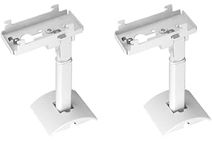 SagaSave Högtalare väggfäste, 2-pack justerbara väggmonterade takkonsolstativ, kompatibel med Bose UB-20 Series II