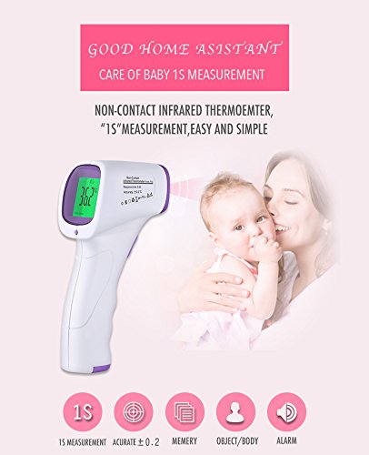 Preisvergleich Produktbild Mmsww Elektronisches Thermometer der Temperaturpistole, Infrarotthermometer, Baby-Thermometer, Thermometer, ABS-Material, Ohrthermometer Für Kinder