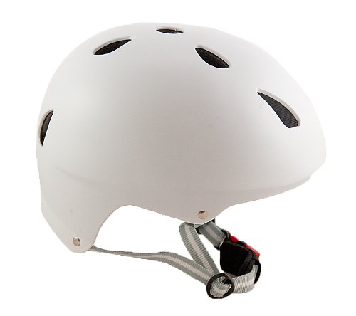 Sport DirectTM Bike BMX/Skateboard-Zyklus Fahrradhelm weiÃŸ 55-58 cm - 5