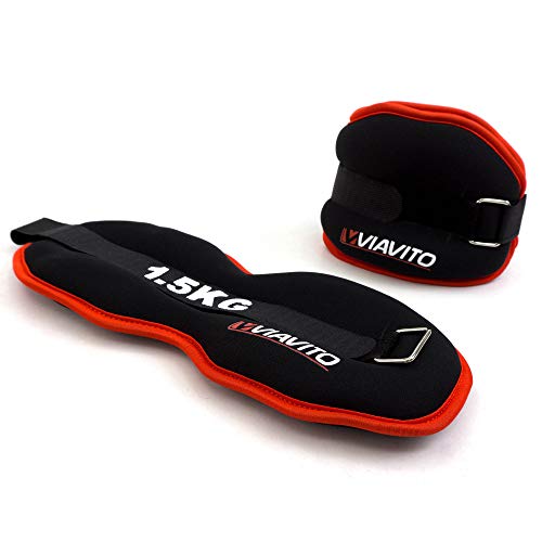Preisvergleich Produktbild Viavito 2 x 1.5kg Ankle Weights