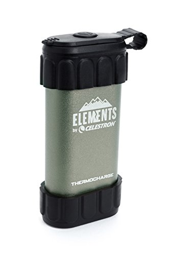 Celestron ThermoCharge - Calentador de Manos, Color Verde y Negro