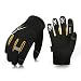 Produktbild Vgo Mechanische Arbeitshandschuhe, High-Dexterity Handschuhe, Leicht Belastung, Mechanik- und Rigger Arbeitshandschuhe (1 Paar, 9/L, Schwarz + Gold, SL8853)