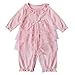 TiaoBug Baby Girls Toddler Outfits Romper Holiday Lace Ruffle Climbing Playsuit with Sun Hat 18-24 Months