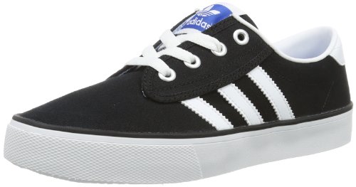 adidas Originals Kiel, Unisex-Adult Technical Skateboarding Shoes, Black, 6.5 UK