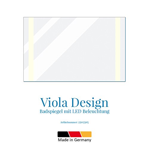 Viola – LED Badspiegel mit Beleuchtung – (B) 170 cm x (H) 60 cm - 3