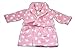 New Pink & White heart dressing gown for baby girl - 6-12 months, 12-18 months & 18-24 months (6-12 months)