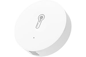Haozee Zigbee Temperatur- und Feuchtigkeitssensor, ZigBee Hub erforderlich, für Fernüberwachung und Heimautomatisierung, Kompatibel mit Home Assistant Zigbee2mqtt