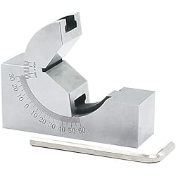 Jauge de précision micro angle réglable V Bloc fraisage réglage 0 à 60 degré angle plaque angulaire angle bloc