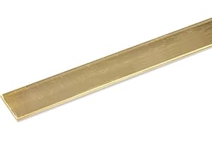 BAIWANLIN H59 Barra Piatta in Ottone Striscia di Ottone Stock Filo Lastra Piastra Rettangolare Spessore3mmLarghezza500mm,3mm*40mm*500mm