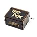 Produktbild Funmo - Premier Spieluhr,Black Harry Potter Gravur aus Holz Dekorative Box Reine Hand-klassischen Harry Pottre Musik-Box Hand-hölzerne Spieluhr kreative Holz Handwerk