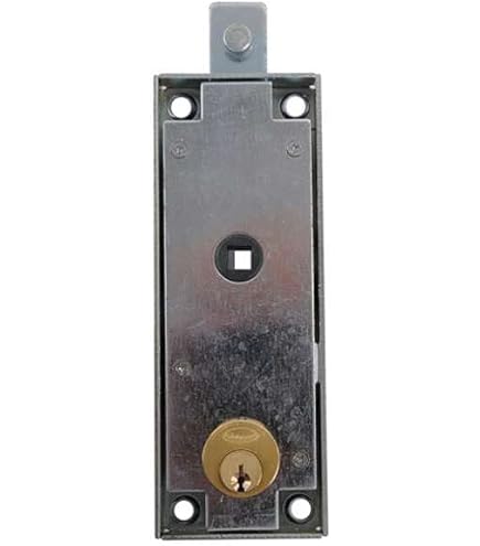 Manija De Puerta Basculante - Placa Con Orificio Yale