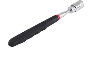 JIULAN Outil de ramassage magnétique Yctze, outil de ramassage magnétique magnétique télescopique avec lumière LED pour ramasser les écrous et les boulonspourpetanque,aimant extensible,outil de récupération