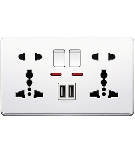 BG Electrical Einzelsteckdose Nexus – Weiße Steckdose 13A Mit Elegantem Design