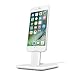Produktbild Twelve South HiRise 2 Deluxe für iPhone / iPad, Weiß | Einstellbarer Ladeständer mit Lightning + Micro-USB-Kabeln