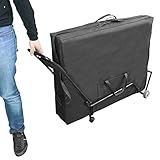 Vivezen  Chariot à roulettes pliable et transportable pour table de massage - Norme CE