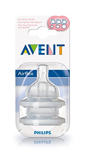 Philips Avent Classic Bottles Teat Variable Flow, 3m+ set of 2 SCF635/27 Pack of 2