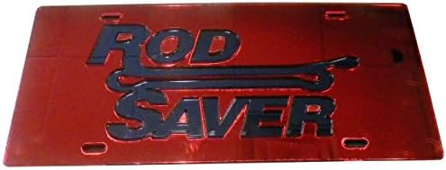 Rod Saver Acrylic License Plate