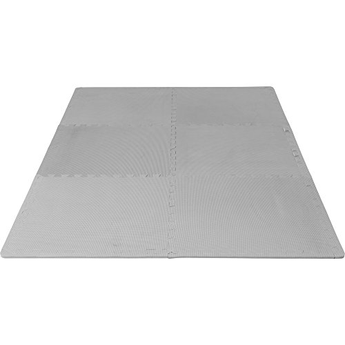 Schutzmatten Set Gorilla Sports – 6 Matten + 12 Endstücke in verschiedenen Farben 62,5×62,5 - 3