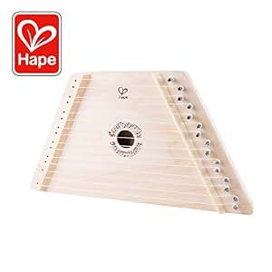Cithare En Bois Hape Pour Enfant - Instrument Musical Dès 3 Ans, 15 Cordes, Avec Médiators Et Partition - 8