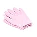 Tinksky Spa Gel Gloves Soften Whitening Moisturizing Treatment Skincare Gloves - Free Size (Pink)