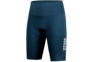 beroy Damskie spodnie rowerowe z wkładką wyściełaną 4D, krótkie, sportowe, oddychające, szybkoschnące, odporne na uderzenia