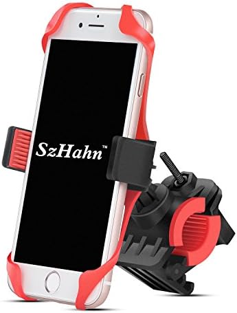 Bike Phone Mount Bicycle Holder,SzHahn Bike Phone Mount for Motorcycle - Bike Handlebars, Adjustable, 360 Degrees Rotatable - Fits iPhone 6,6s Plus, iPhone 7, 7 Plus, Galaxy S8,S7, S6, S5 and more