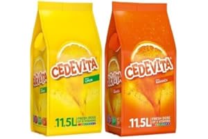 SORINA Cedevita Limone/Arancia (Limun/Narandza) Mix di bevande vitaminiche istantanee 2 x 900 g, produce 23 l di succo analcolico