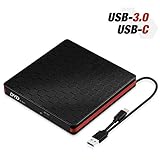 【TRANSFERENCIA DE DATOS DE ALTA VELOCIDAD】La grabadora CD / DVD está equipada con USB 3.0 con interfaz de alta velocidad, lo que le brinda una velocidad de transmisión de datos más rápida (hasta un máximo de 5 Gbps) y un rendimiento estable con una fuerte tolerancia a fallas. Es compatible con USB 2.0 y USB 1.0. Transmisión USB 3.0.