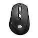 Produktbild Happysdh Mini Maus kabellos Wireless Mouse, I365 Leise Funkmaus, 2400DPI 6 Tasten Optische Mäuse mit USB Nano Empfänger Für PC Laptop iMac MacBook Microsoft Pro, Office Home (Schwarz)