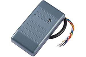 ESTINK 125KHz RFID Reader, Wiegand 26/34 Waterproof JS IC Card Reader Security RFID EM ID Card Reader ID Card Proximity Reader Contactless Access Control Reader