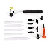 Material: Nylon DiLiBee Depression Reparatur Nivellierstift + Hammer-Kombination Ausbeulsatz 15-TLG Ausbeulhammer Dellen Beulen ausbeulen Reparatur Werkzeug Satz