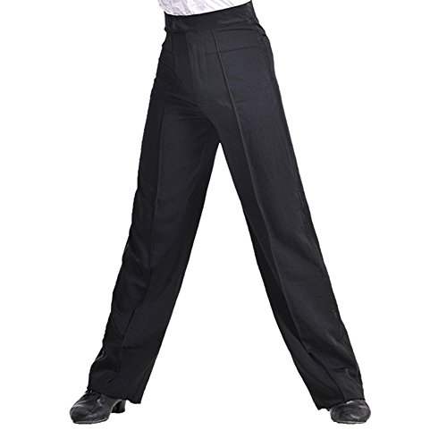 Youmu Uomini ballo latino della salsa Pantaloni Smooth Concorso ballo pratica Pantaloni Moderna Rumba Tango Dancewear